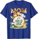 Mom Of The Wild One 1st Birthday Safari Family Matching T-Shirt - T-Shirt | Royal