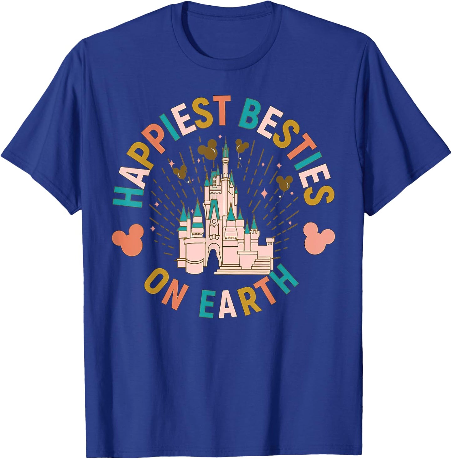 Happiest Besties On Earth T-Shirt - T-Shirt | Royal