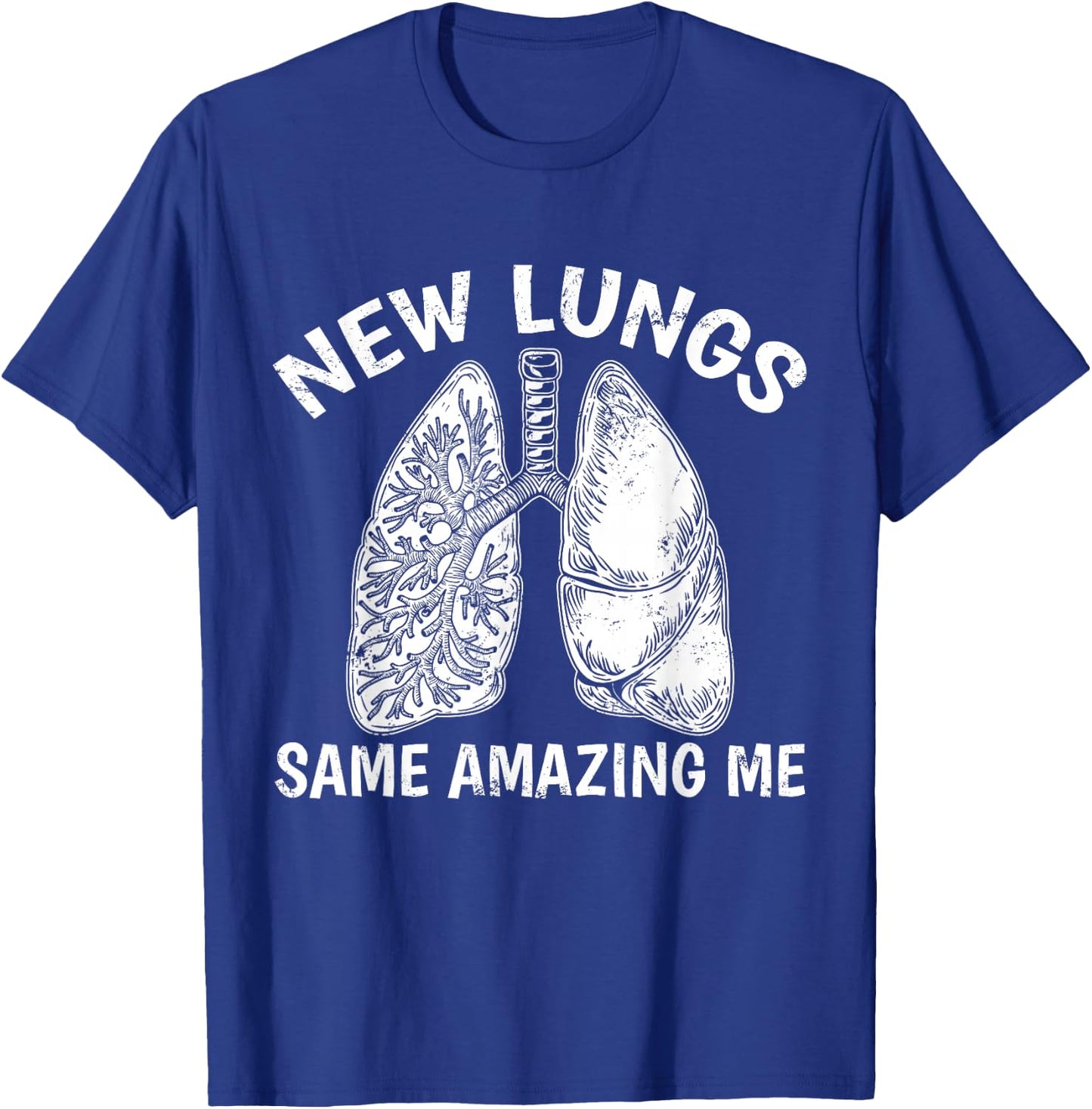 Lung Transplant Contains Recycled Parts Organ Recipient T-Shirt - T-Shirt | Royal