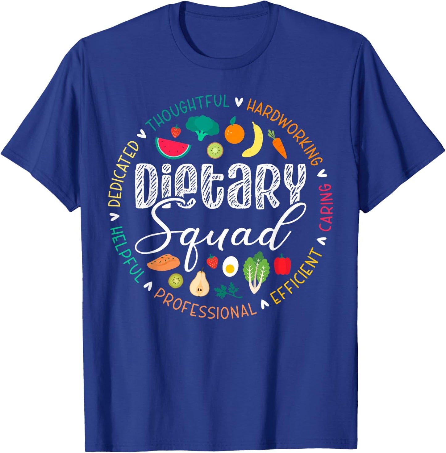 Dietary Squad Appreciation Dietary Aide Cook T-Shirt - T-Shirt | Royal