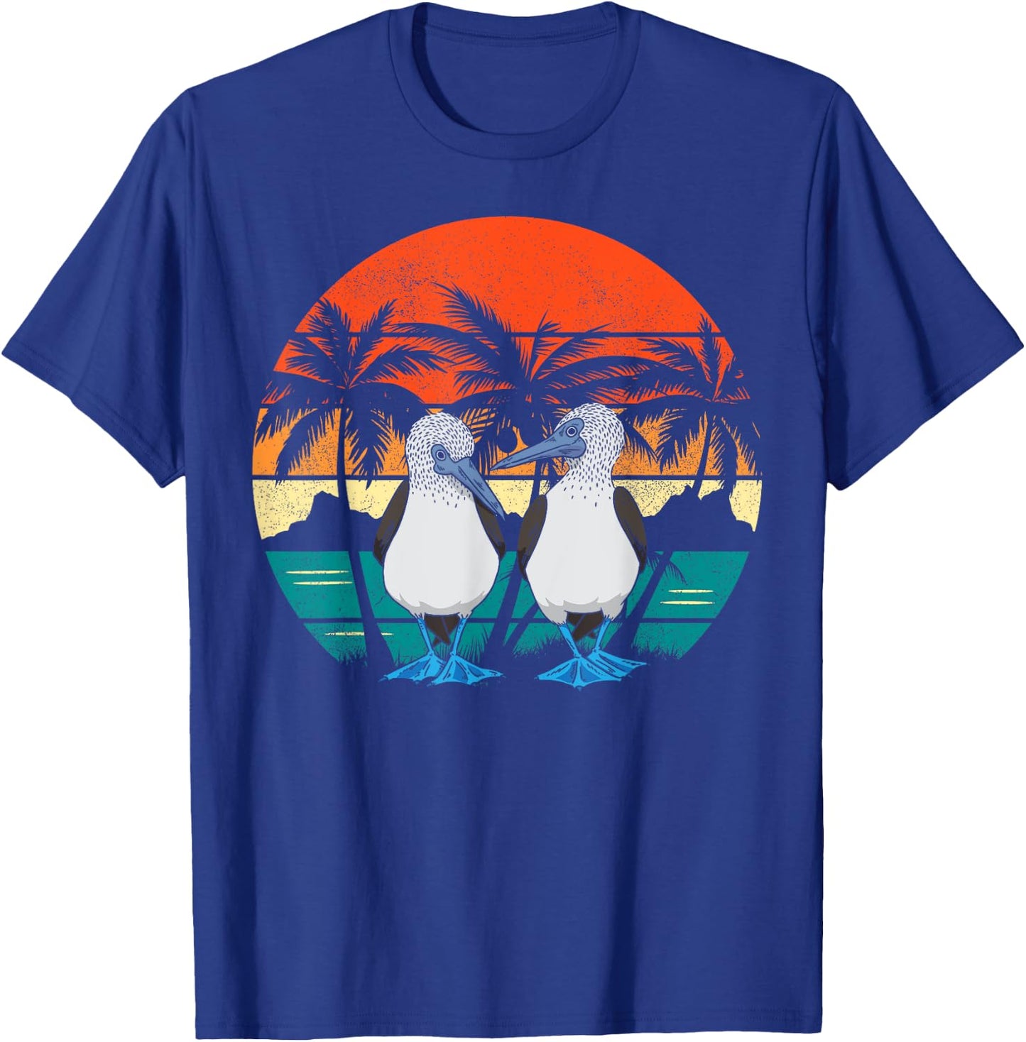 Seabirds Blue-footed Booby Galapagos Bird T-Shirt - T-Shirt | Royal