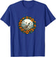 California Poppy and California quail State bird T-Shirt - T-Shirt | Royal