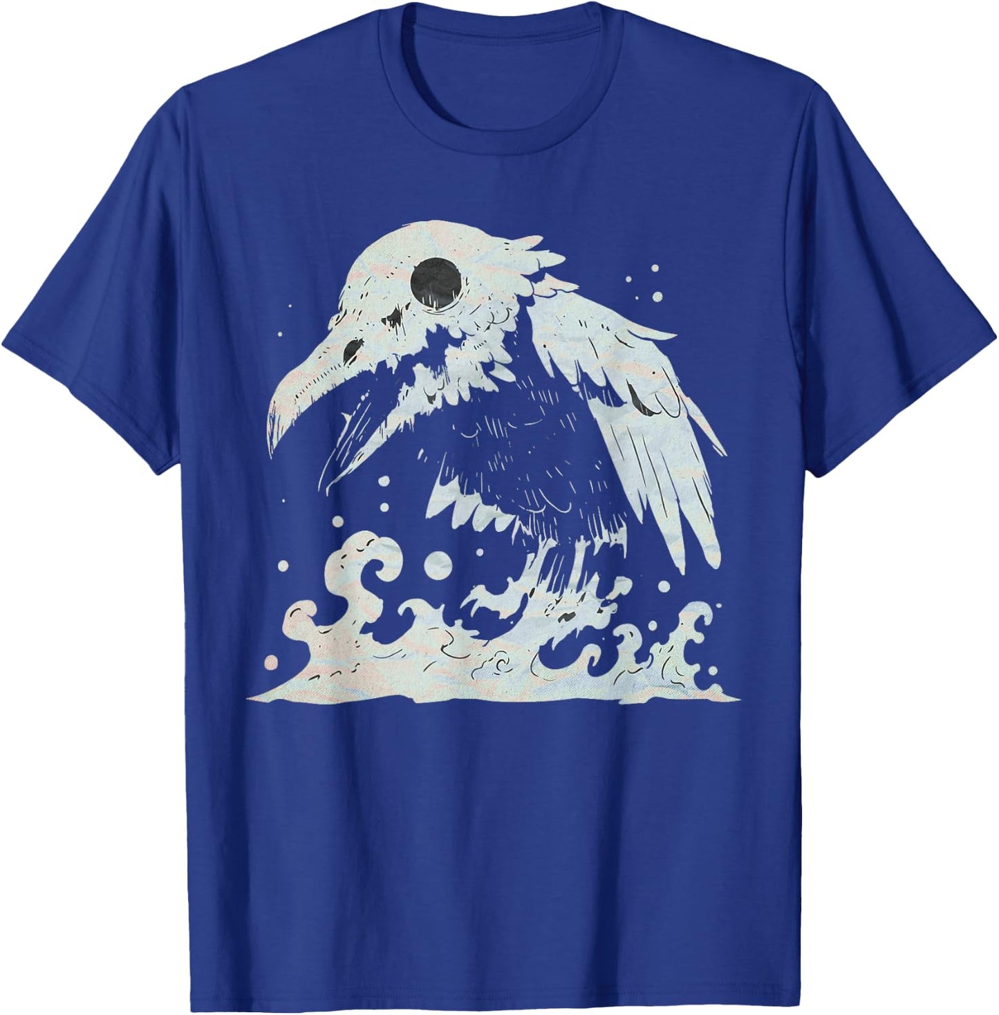 Avian Pastel Goth Bird Lover Halloween Spooky Corvid Crow T-Shirt - T-Shirt | Royal