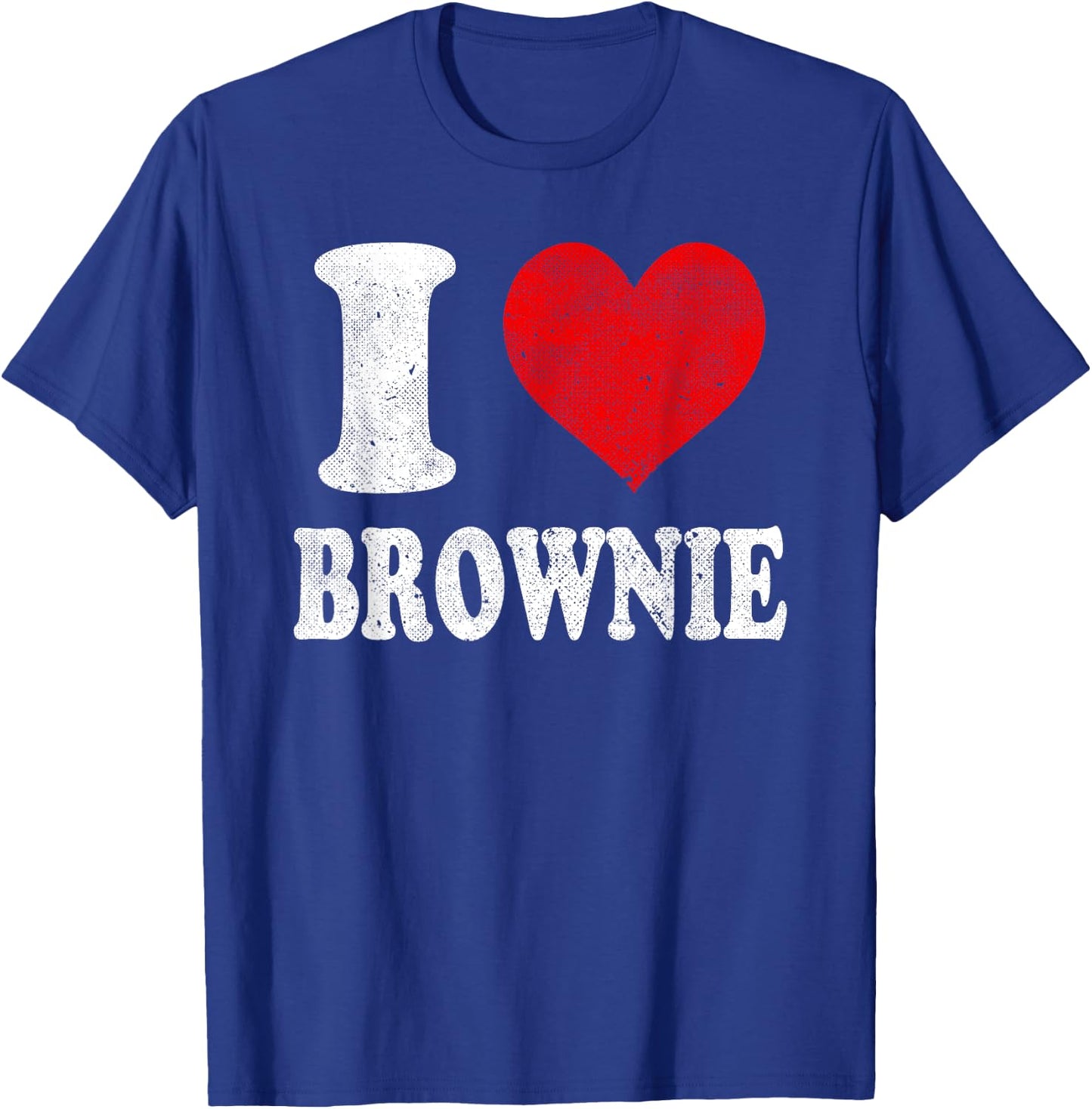 I Love Brownie Vintage T-Shirt - T-Shirt | Royal