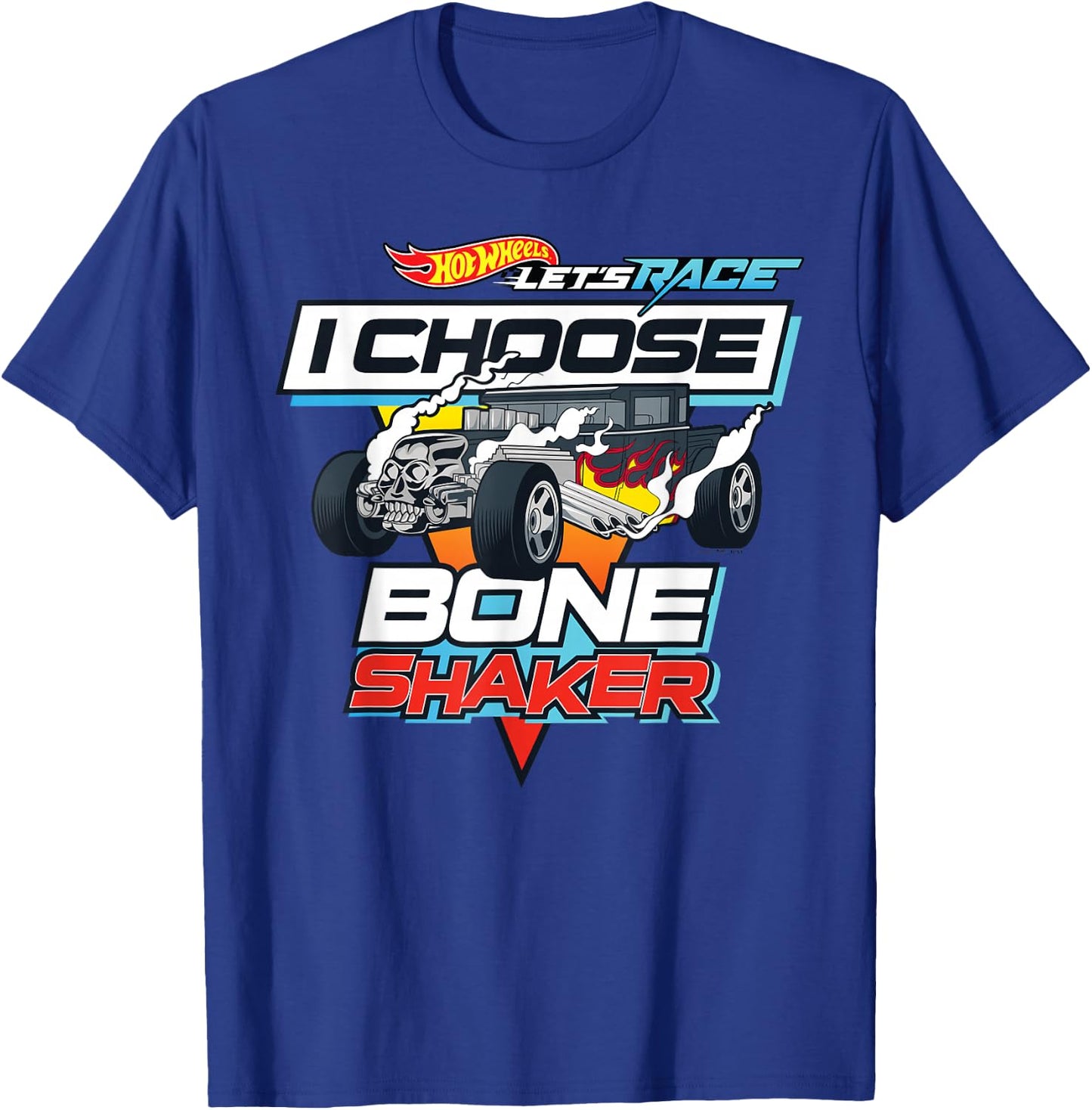 Hot Wheels Let's Race - I Choose Bone Shaker T-Shirt - T-Shirt | Royal