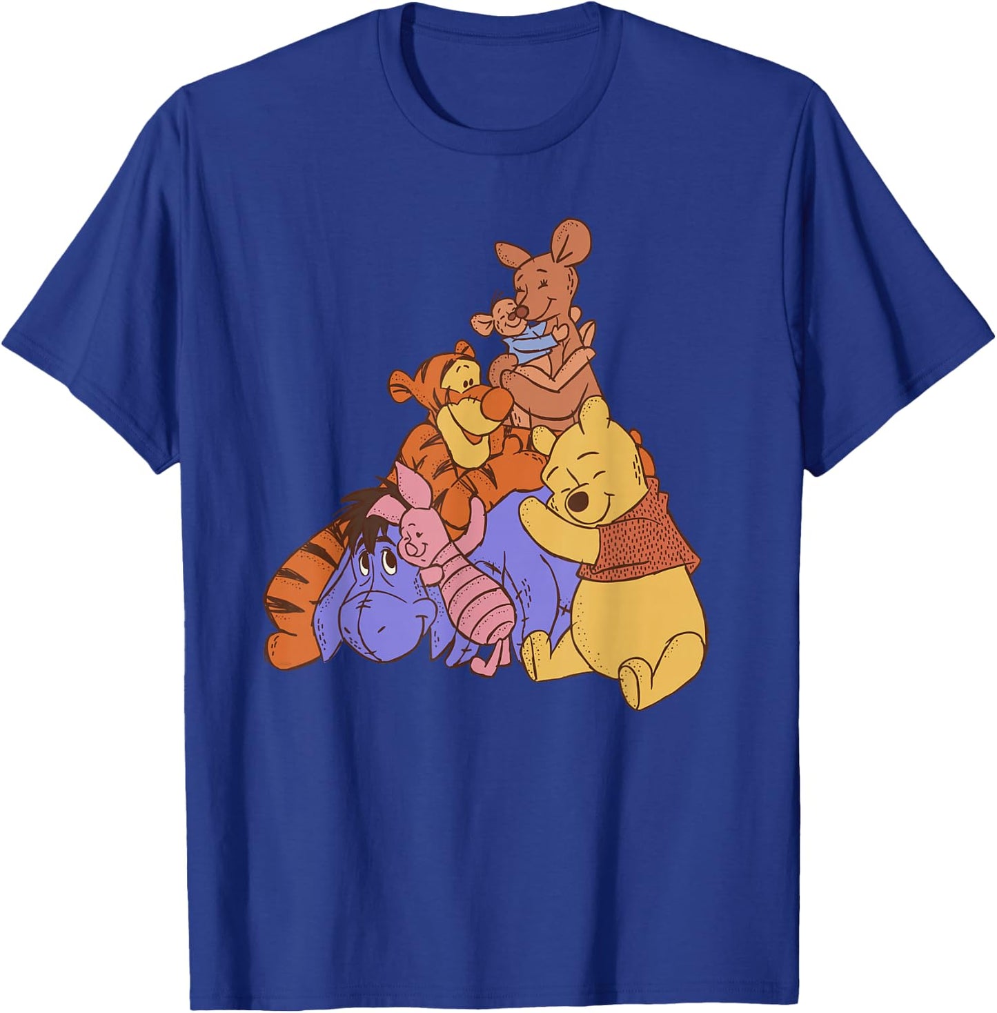 Disney Winnie The Pooh Hundred Acre Kanga Roo Group Hug Small T-Shirt - T-Shirt | Royal