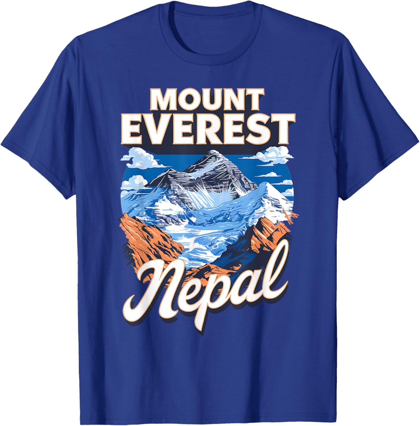 Scenic View of Mount Everest Nepal T-Shirt - T-Shirt | Royal