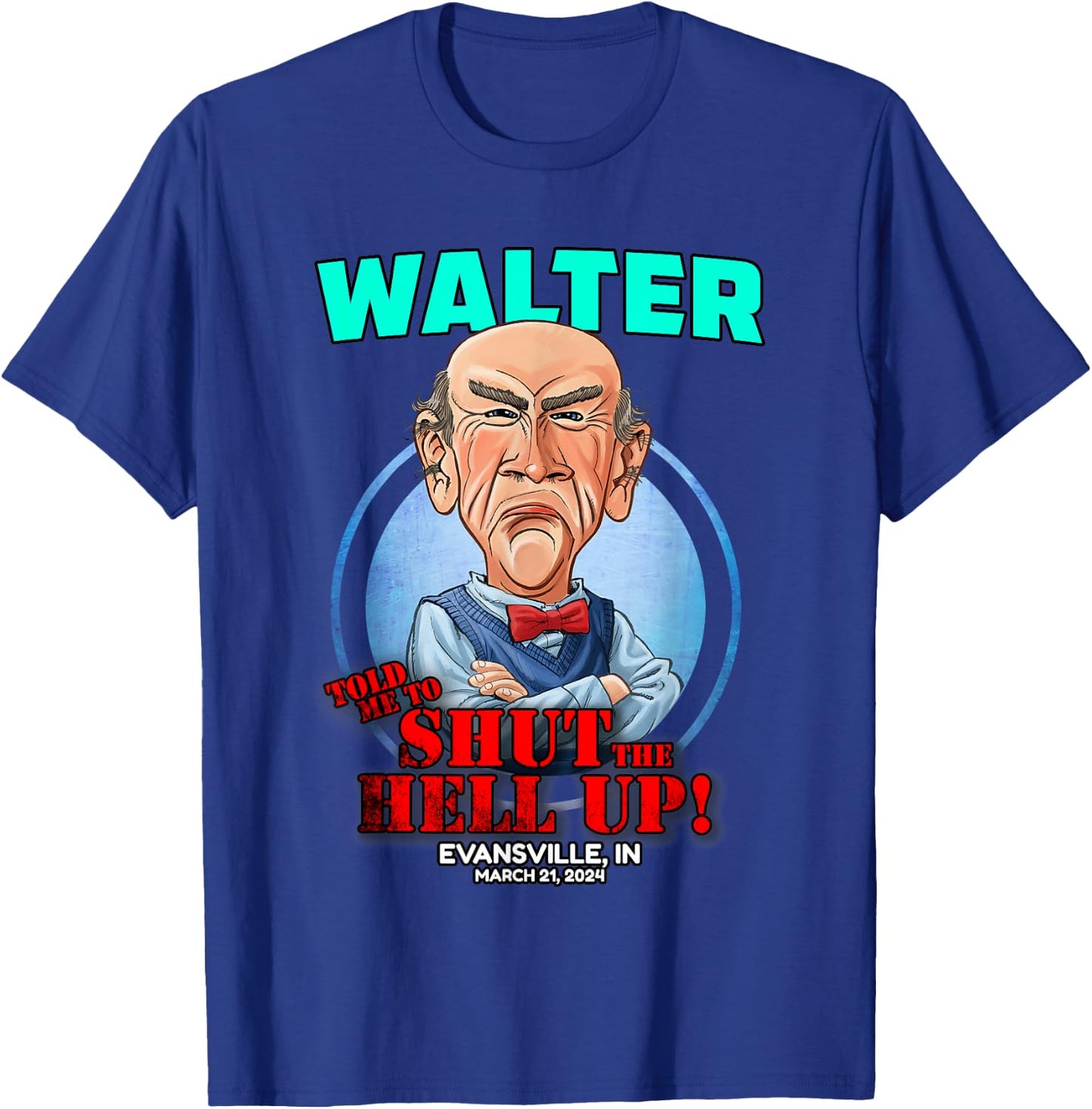 Walter Evansville, IN (2024) T-Shirt - T-Shirt | Royal