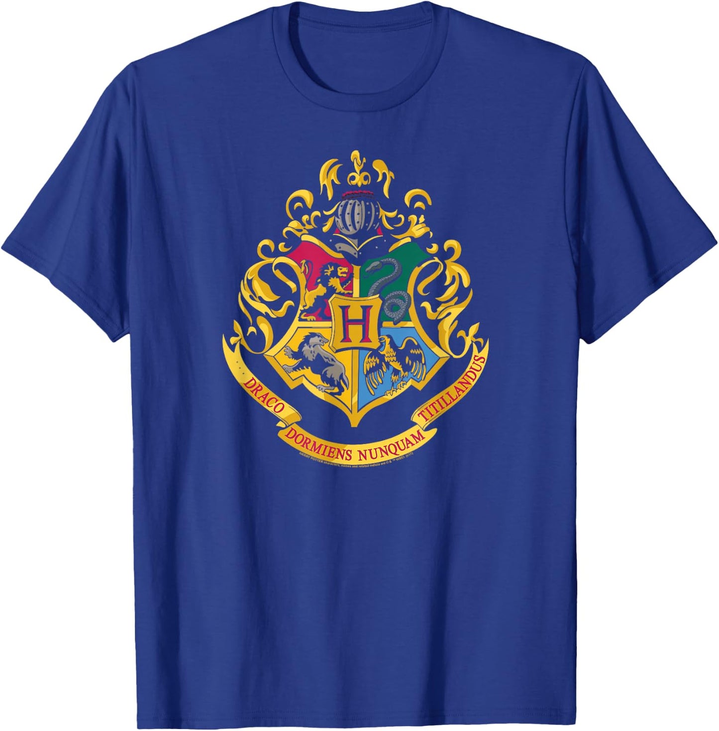 Harry Potter Hogwarts School Crest T-Shirt - T-Shirt | Royal
