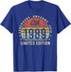 Est 1989 Limited Edition 35th Birthday Gifts 35 Year Old T-Shirt - T-Shirt | Royal