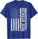 Senior Class of 2026 Patriotic American USA Flag Graduation T-Shirt - T-Shirt | Royal
