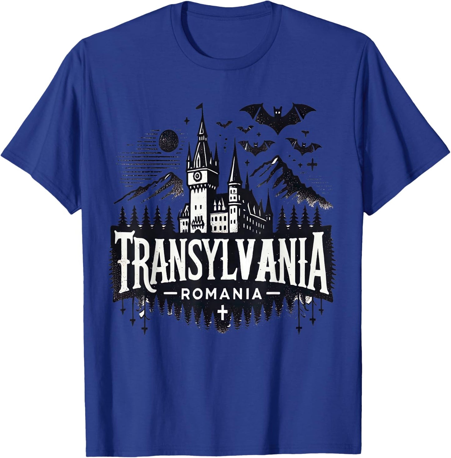 Vacation Designs by K -Adults Blue Classic Fit Small T-Shirt - T-Shirt | Royal