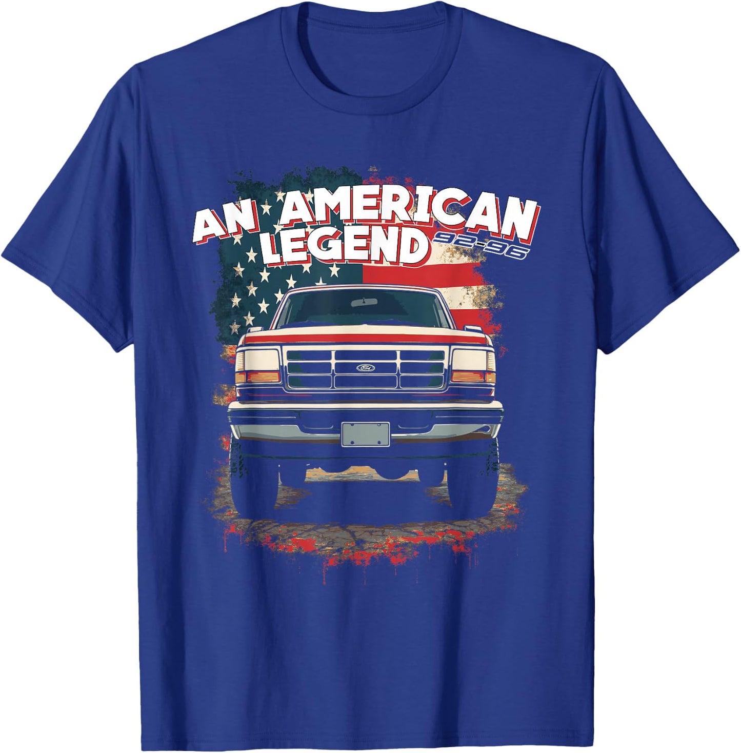 5th Generation 92-96 OBS An American Legend 90's OBS Truck T-Shirt - T-Shirt | Royal