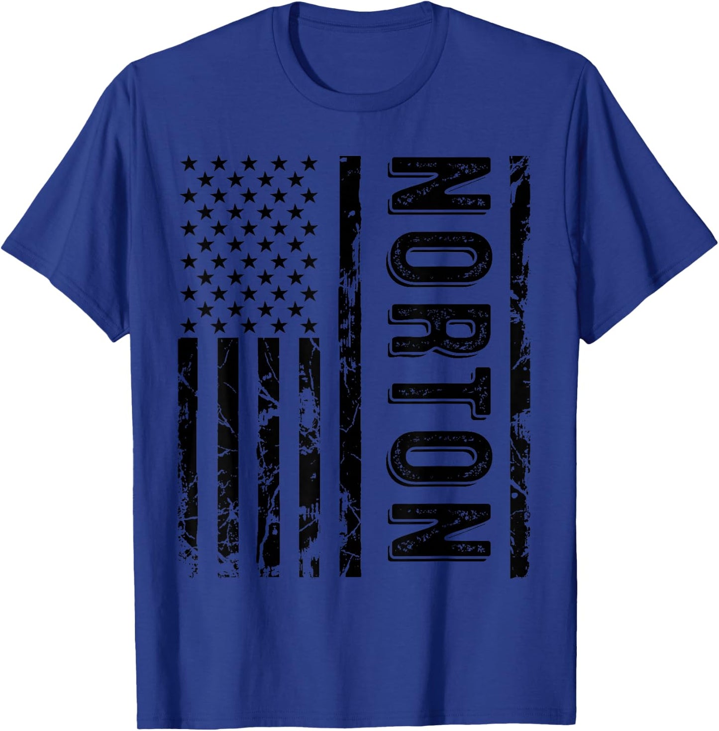 Norton Last Name Funny Surname Team Norton Family Reunion T-Shirt - T-Shirt | Royal