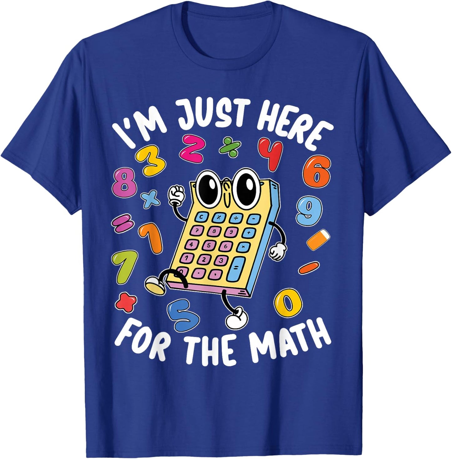 Number Day Maths Day Number Day Calculator Kids Costume T-Shirt - T-Shirt | Royal
