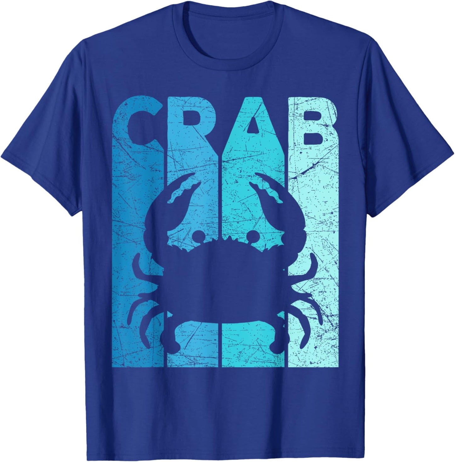 Crab Vintage Seafood Lover Crab Fishing Retro Crabbing , Small T-Shirt - T-Shirt | Royal