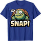 Funny Snapping Turtle Oh Snap Cute Animal Pun Humor T-Shirt - T-Shirt | Royal