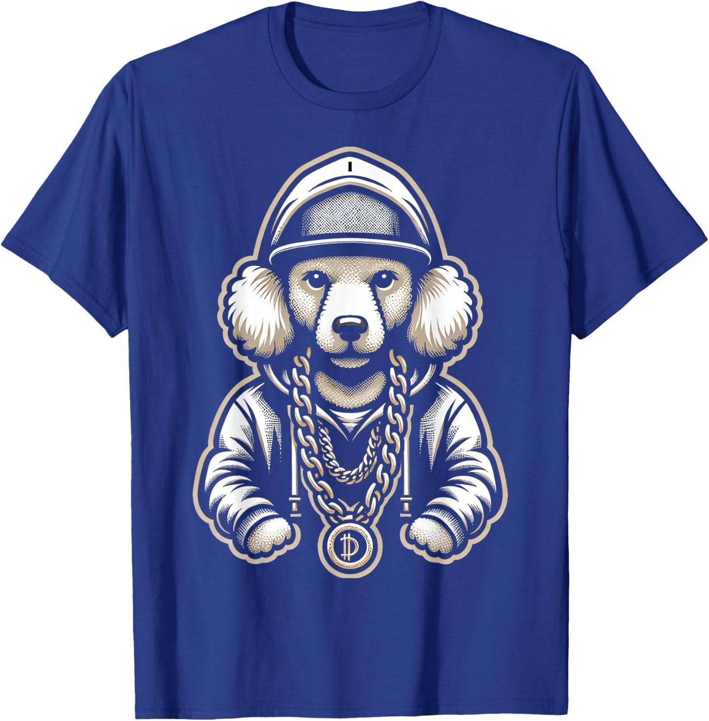 Poodle Gangsta Cool Poodles T-Shirt - T-Shirt | Royal