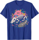 Flower Animal Platypus - Wildlife Duckbill Floral Skeleton T-Shirt - T-Shirt | Royal