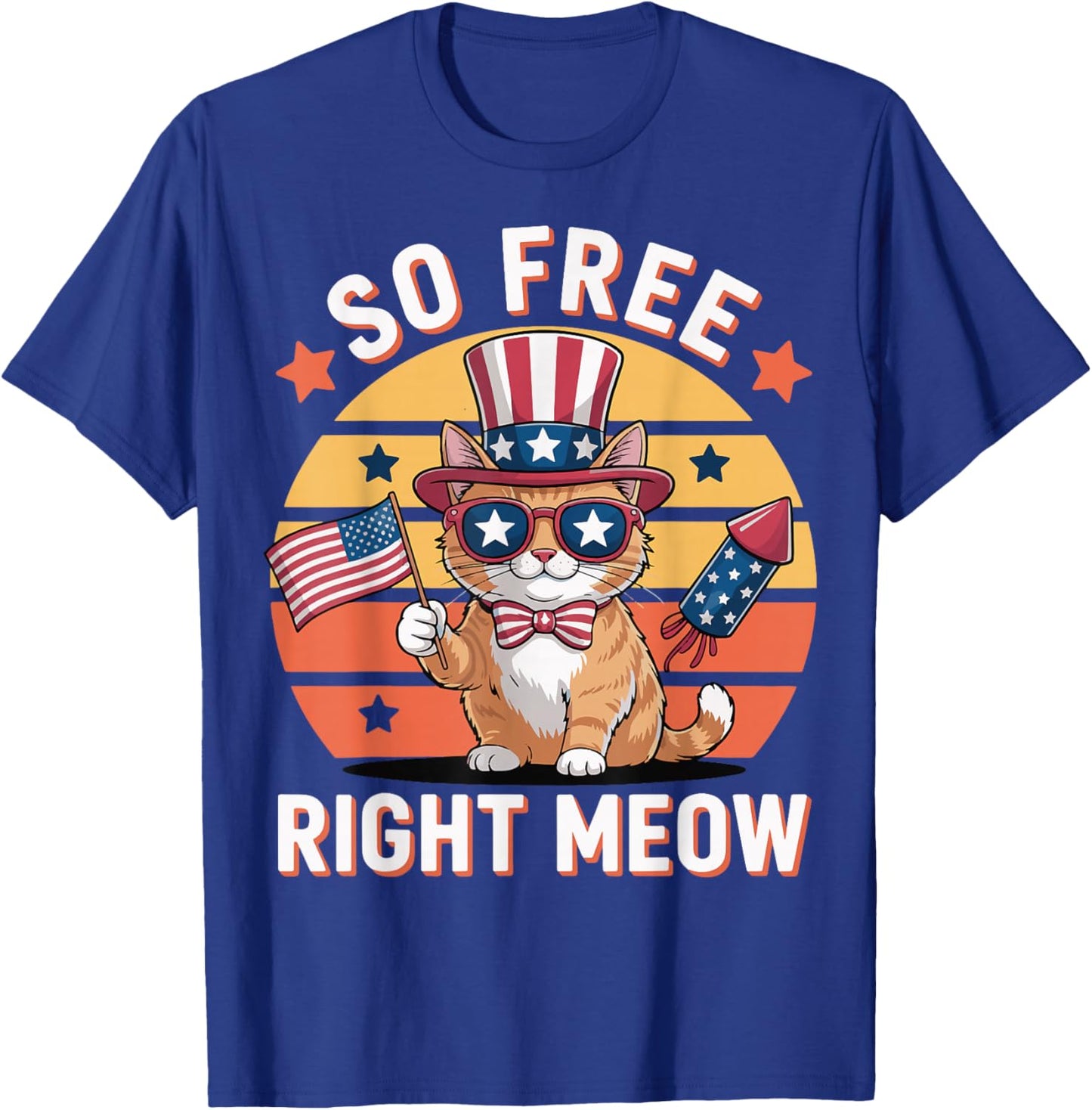 So Free Right Meow T-Shirt - T-Shirt | Royal