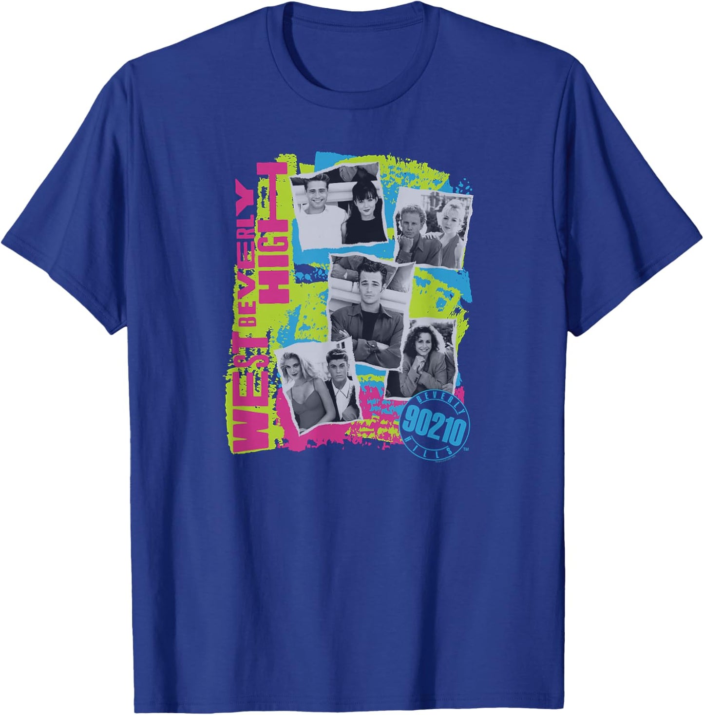Beverly Hills 90210 - West Beverly High T-Shirt - T-Shirt | Royal