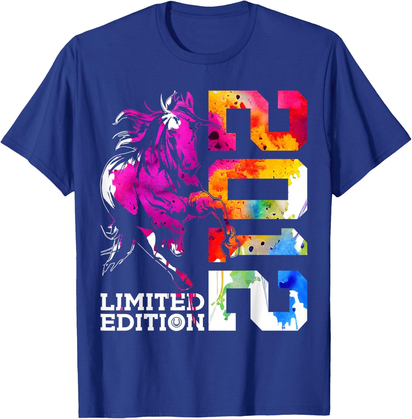 Limited Edition 2012 Riding Horse 13th Birthday T-Shirt - T-Shirt | Royal