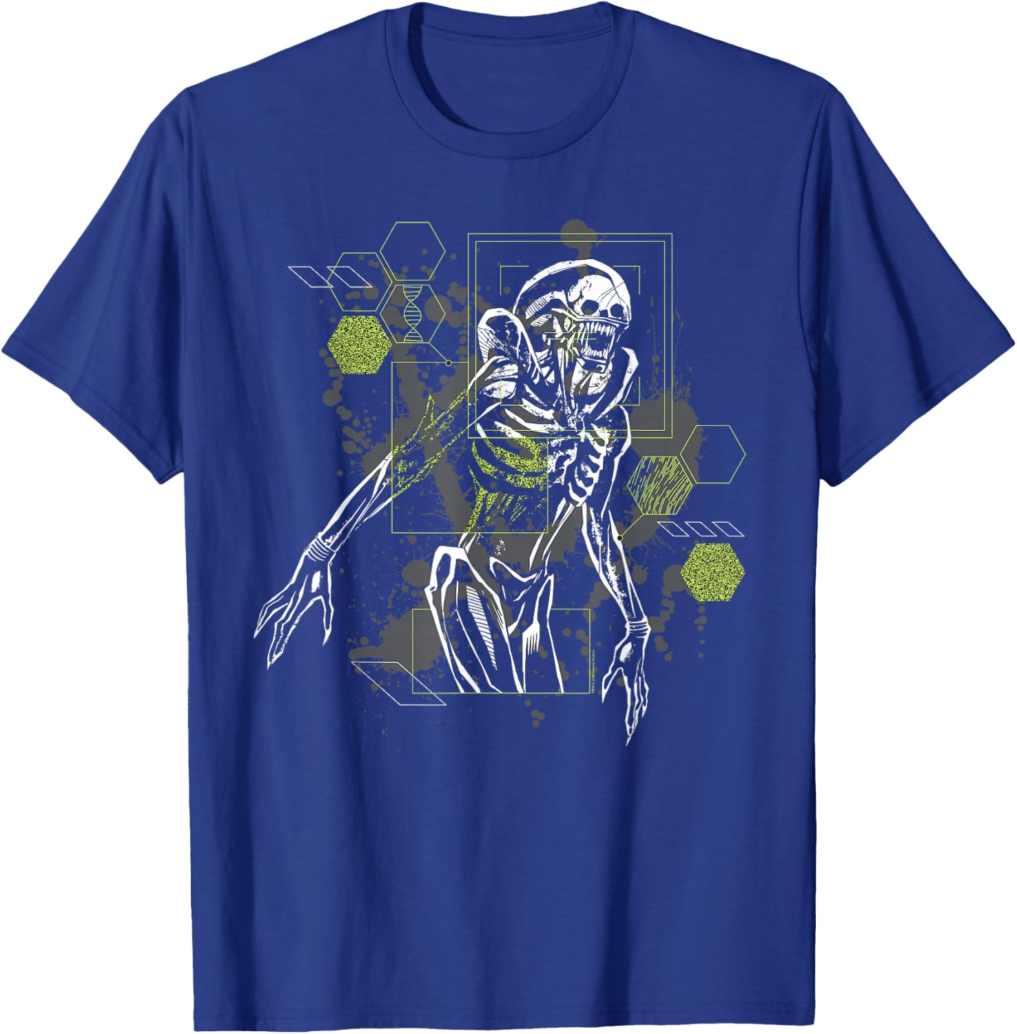Alien: Romulus Xenomorph Tech Readout T-Shirt - T-Shirt | Royal