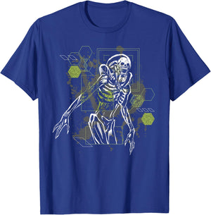 Alien: Romulus Xenomorph Tech Readout T-Shirt - T-Shirt | Royal