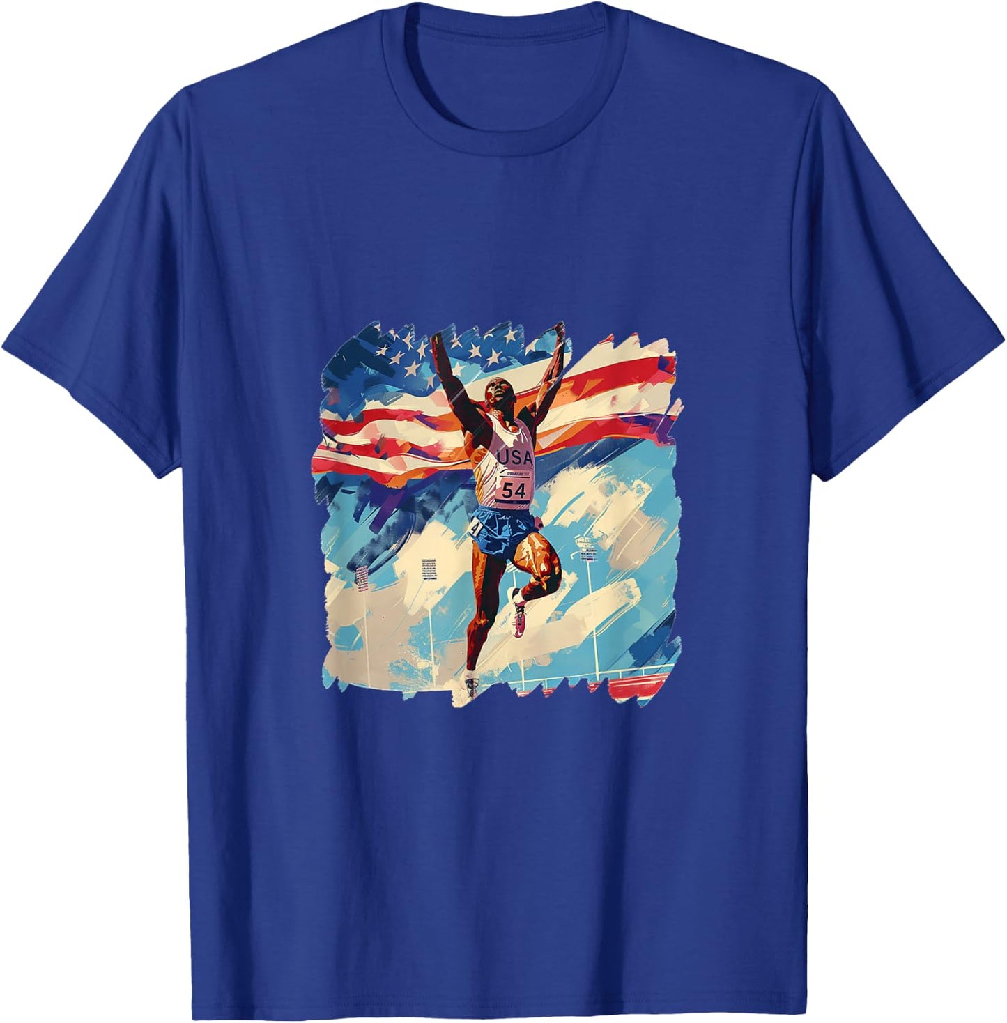 Team USA Olympics Track & Field T-Shirt - T-Shirt | Royal