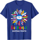 Hispanic Heritage Month Honduras Flag Sunflower Latino Flags T-Shirt - T-Shirt | Royal