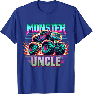 Monster Truck Uncle Monster Truck Are My Jam Truck Lovers T-Shirt - T-Shirt | Royal