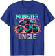 Monster Truck Uncle Monster Truck Are My Jam Truck Lovers T-Shirt - T-Shirt | Royal