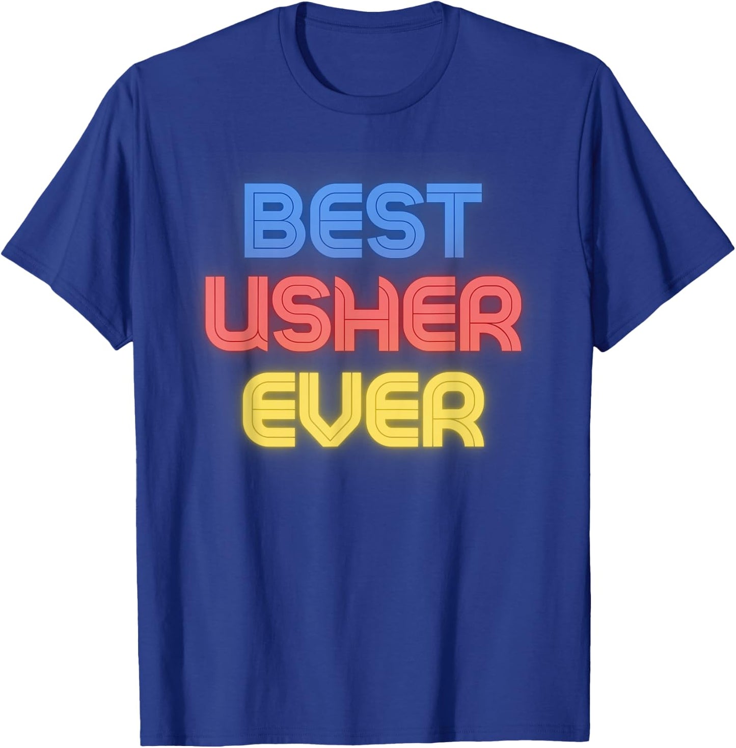 Best Usher Ever - Funny Usher Name Usher T-Shirt - T-Shirt | Royal