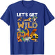 6 Year Old Zoo Birthday Safari Jungle Animal 6Th Bday T-Shirt - T-Shirt | Royal
