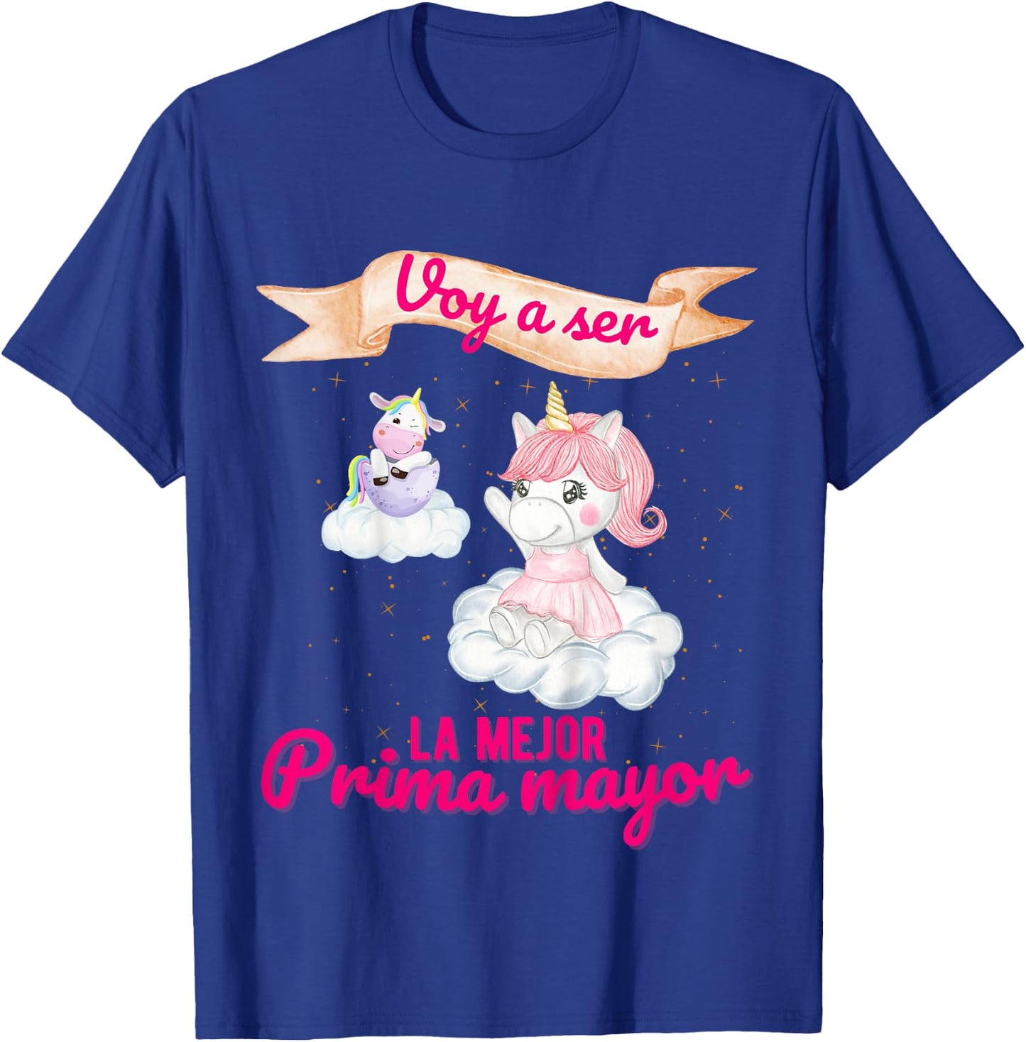 Prima Mayor voy a ser la mejor tener primito niña bebe regal T-Shirt - T-Shirt | Royal