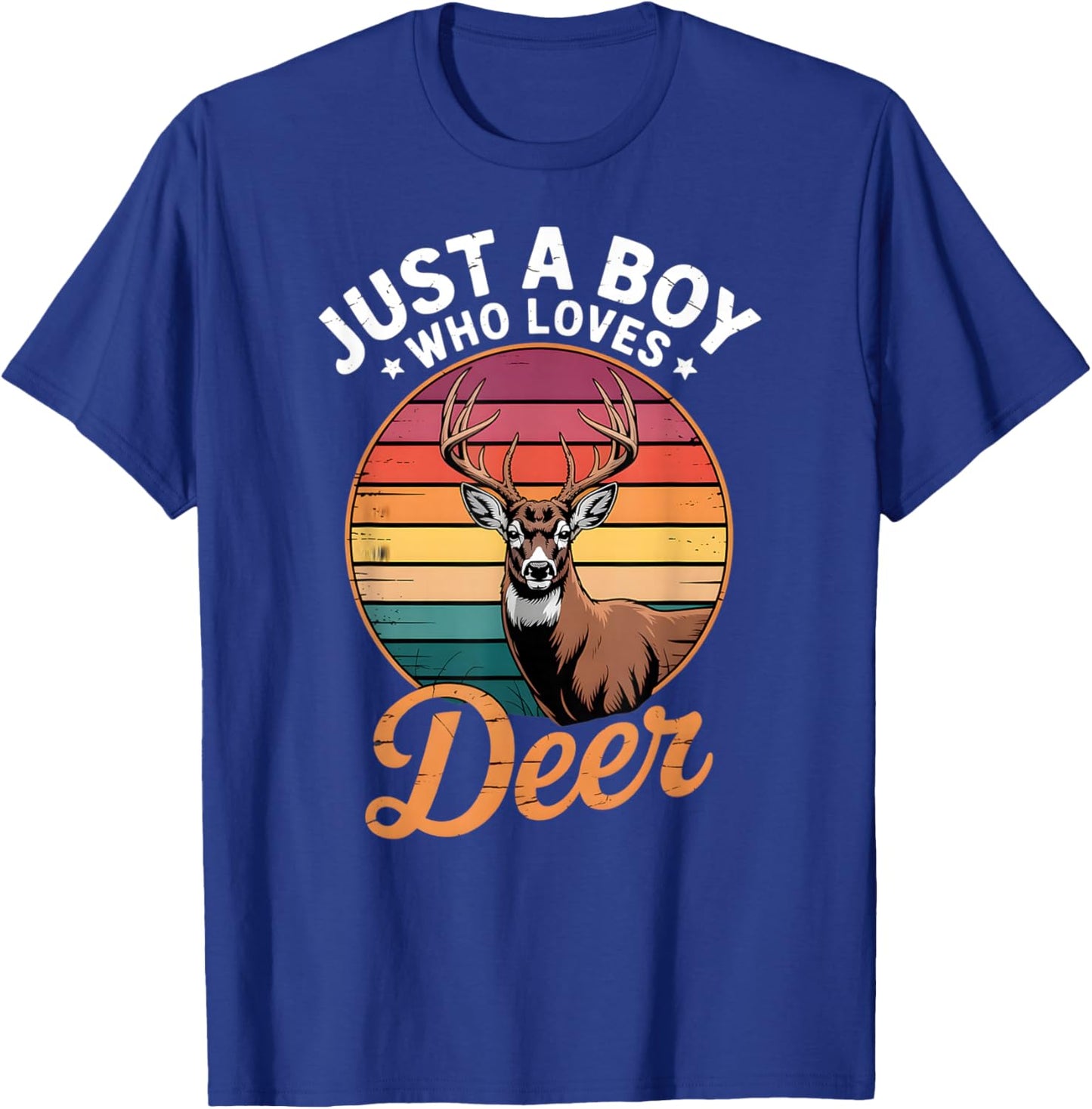Boys Deer T-Shirt - T-Shirt | Royal