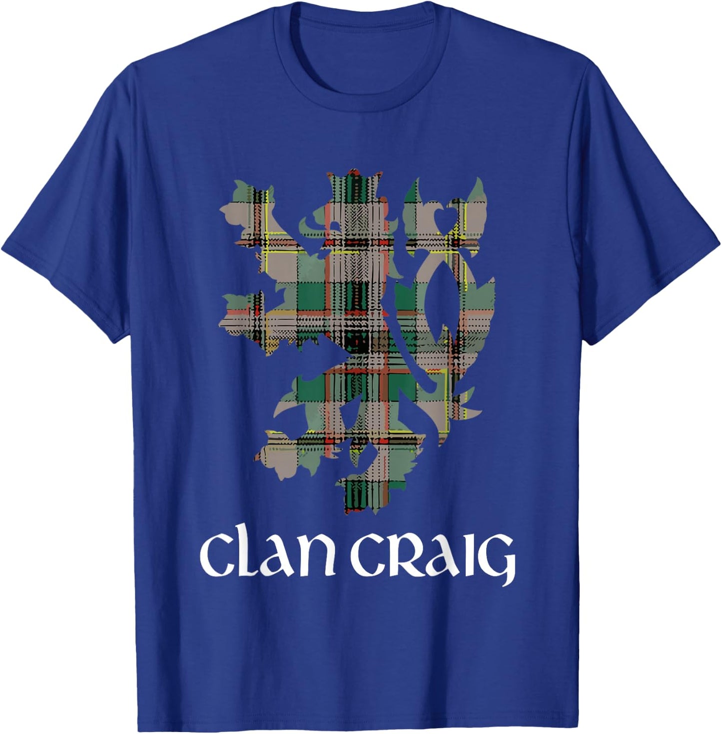 Clan Craig Tartan Scottish Family Name Scotland Pride T-Shirt - T-Shirt | Royal