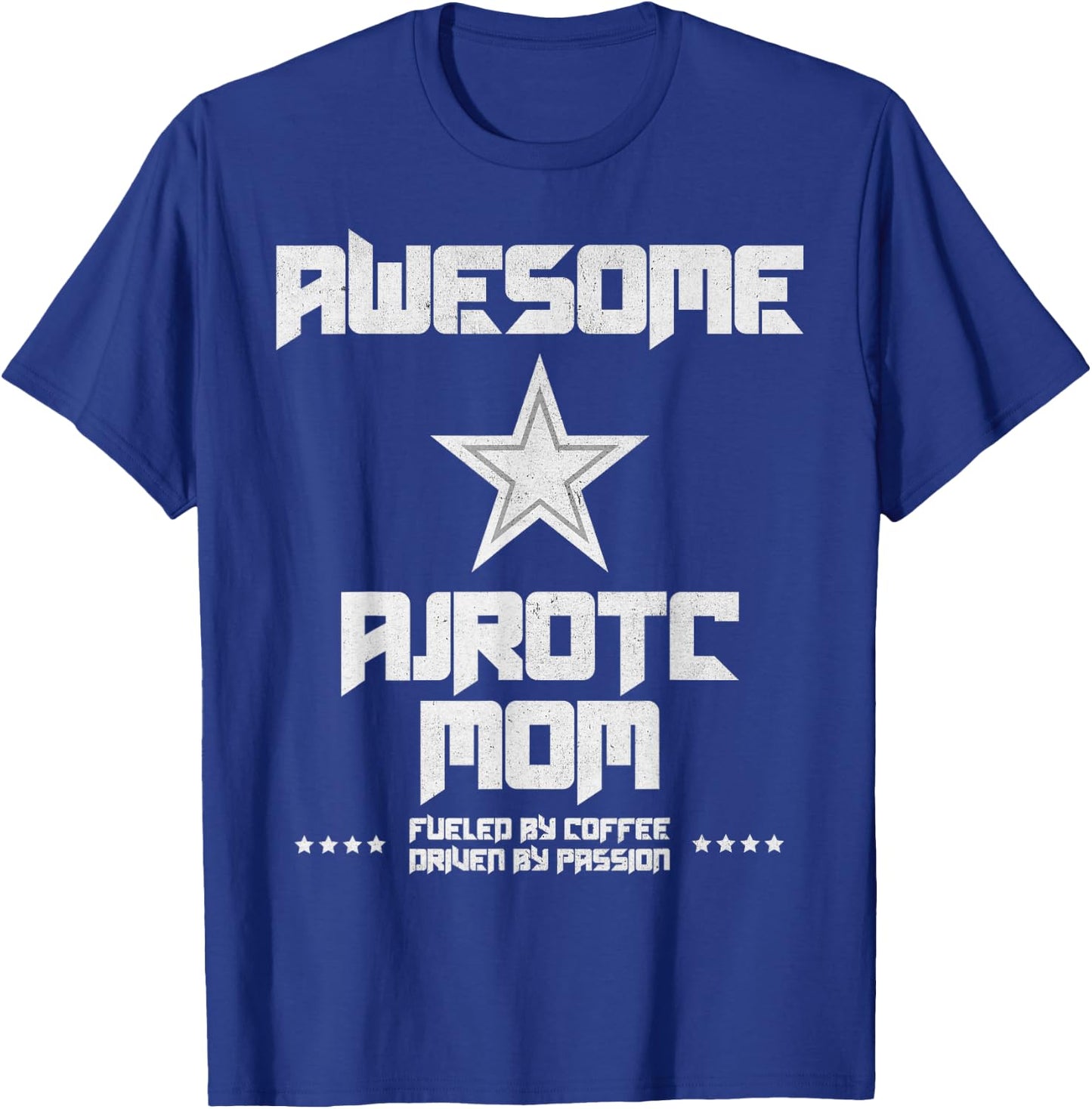 Awesome AJROTC Mom Military JROTC Cadet Proud AJROTC Mom T-Shirt - T-Shirt | Royal