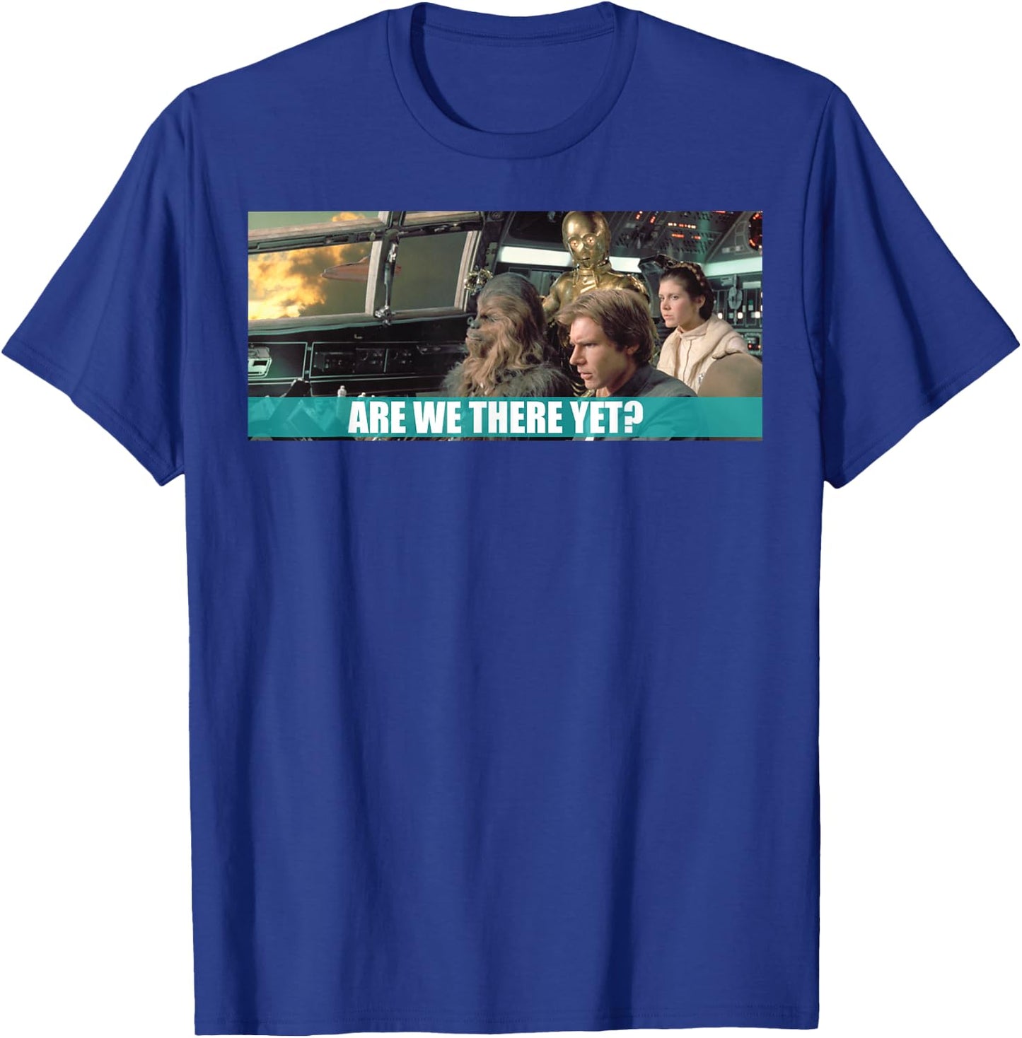 Star Wars Are We There Yet T-Shirt - T-Shirt | Royal