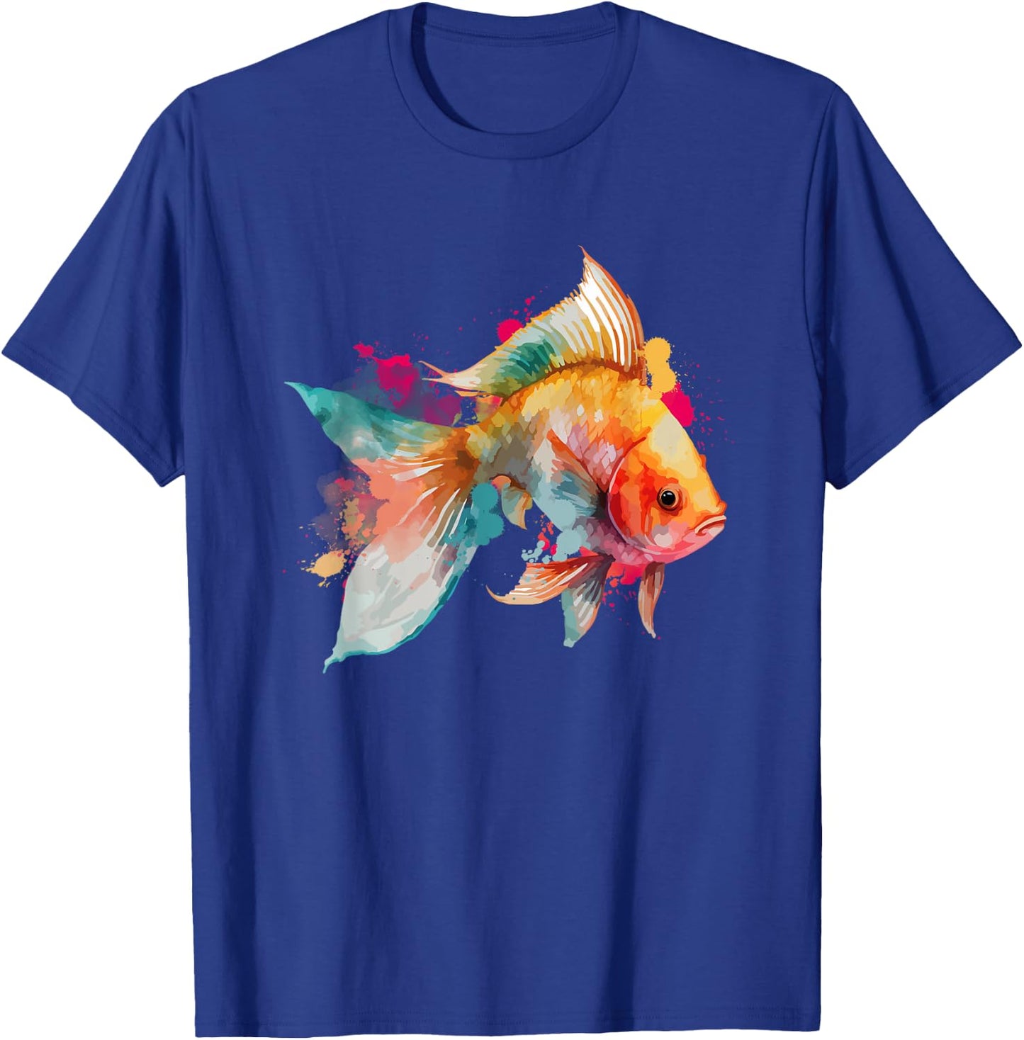 Vibrant Goldfish - Fishkeeper Fishkeeping Fish Tank T-Shirt - T-Shirt | Royal