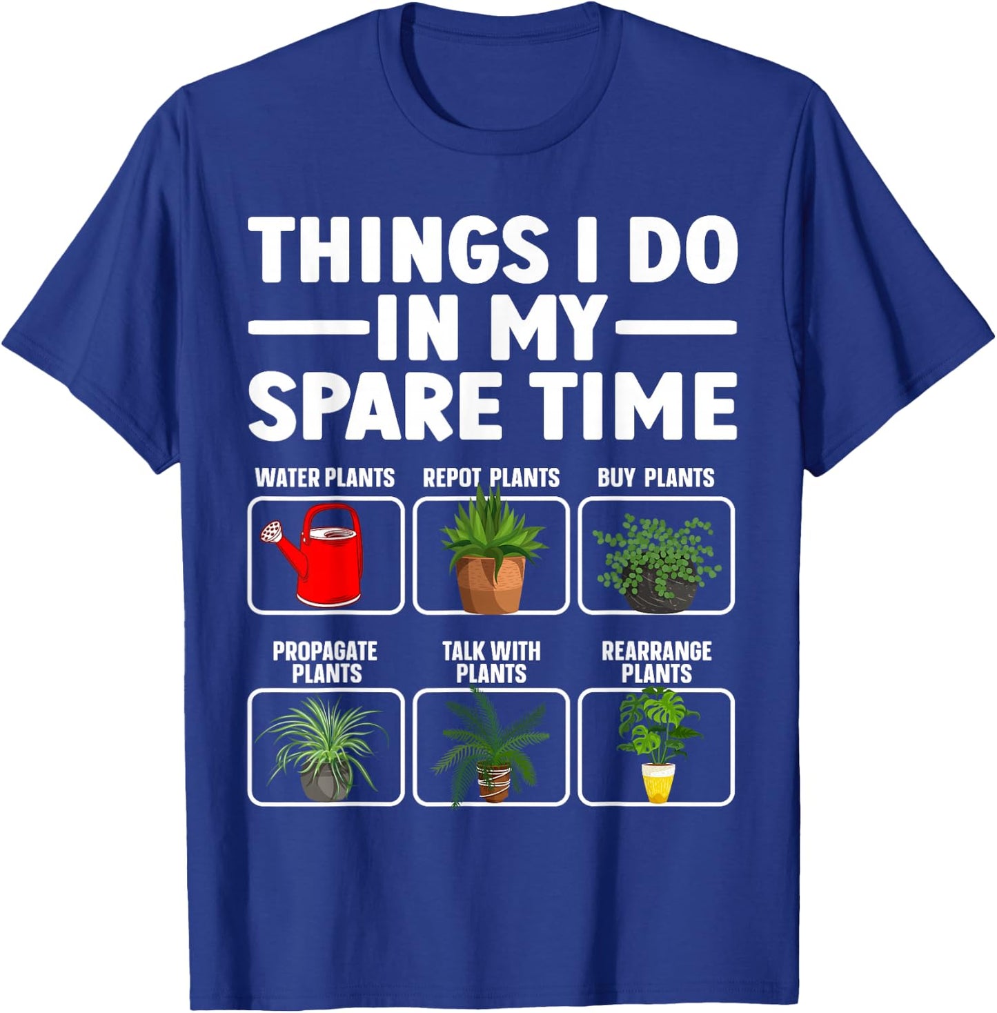 Funny Plant Art Women Gardener Plant Lover Gardening T-Shirt - T-Shirt | Royal