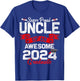 Super Proud Uncle Of a 2024 Graduate 24 Graduation T-Shirt - T-Shirt | Royal