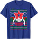 Stranger Things Christmas Epic Demogorgon Ugly Sweater Logo T-Shirt - T-Shirt | Royal
