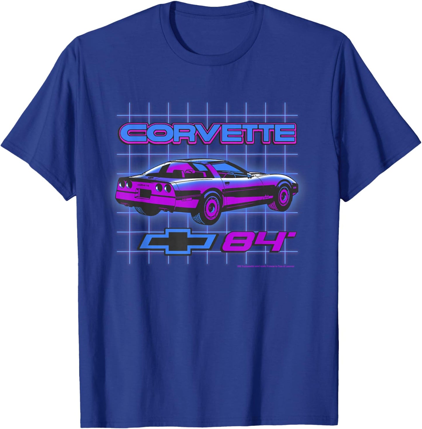 TNT Chevrolet Corvette 1984 | #37337 , Small, Black T-Shirt - T-Shirt | Royal