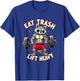 Eat Trash Lift Heavy Racoon Gym and Fitness Funny Racoon T-Shirt - T-Shirt | Royal
