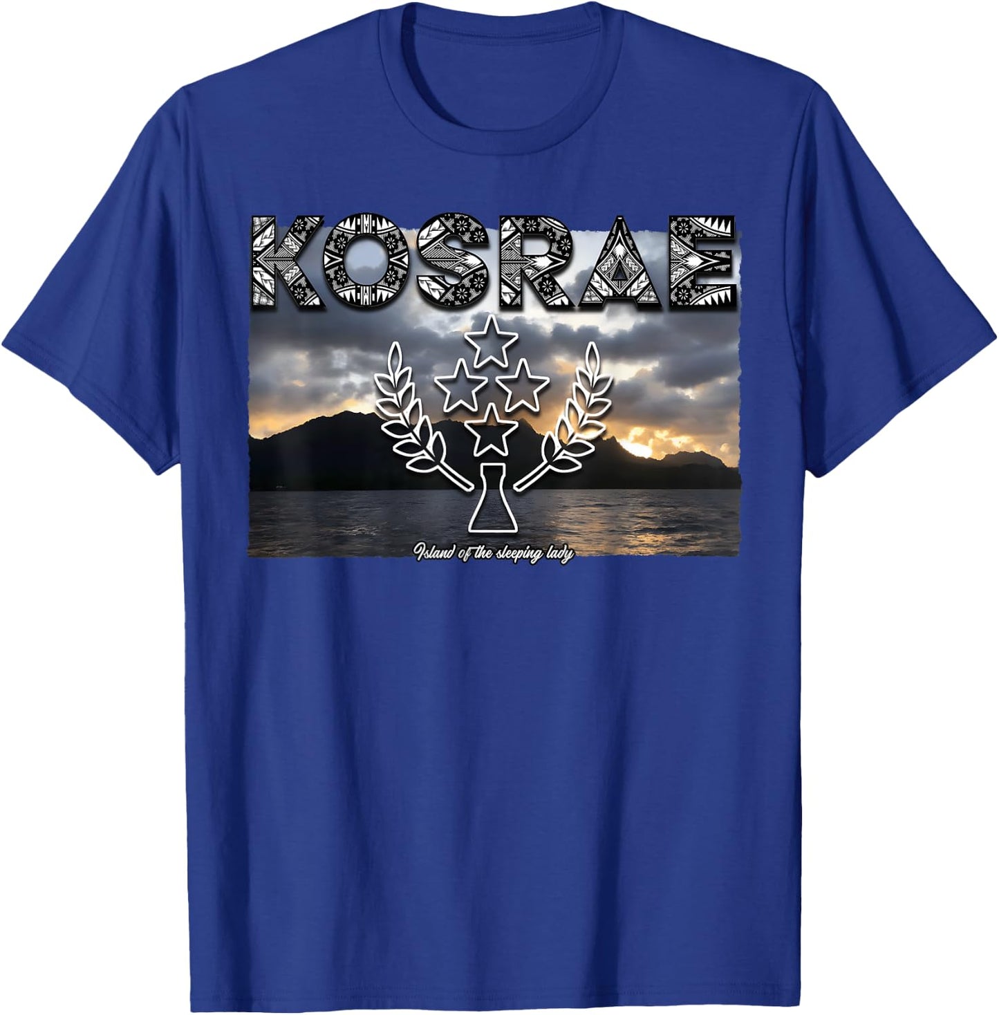 Kosrae Micronesia T-Shirt - T-Shirt | Royal