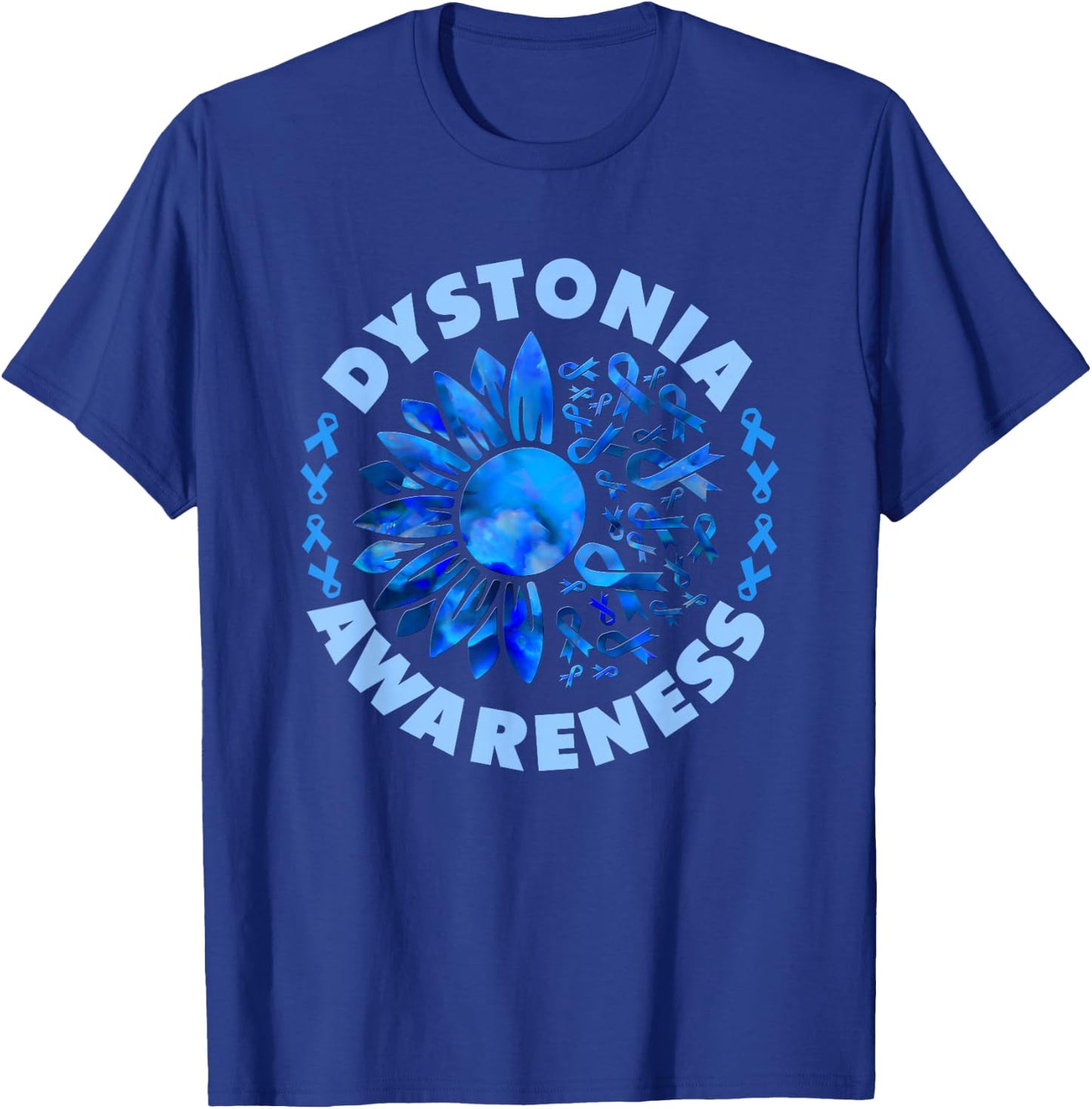 Dystonia Movement Disorder T-Shirt - T-Shirt | Royal