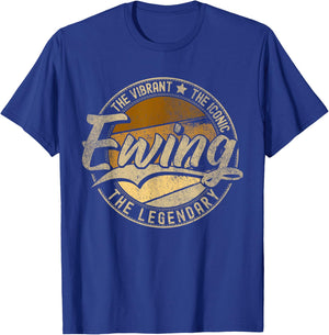 Ewing NJ | New Jersey | Vintage Distressed T-Shirt - T-Shirt | Royal
