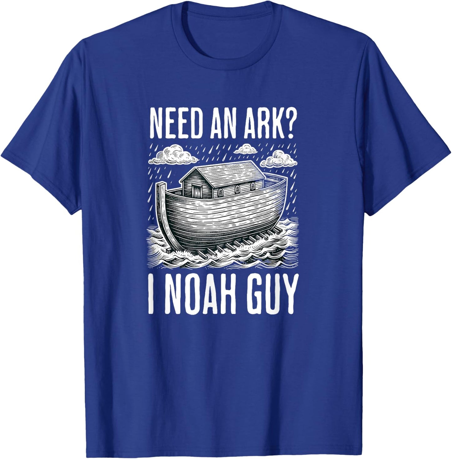 Funny Jesus Meme Christian God Noah's Ark Faith T-Shirt - T-Shirt | Royal