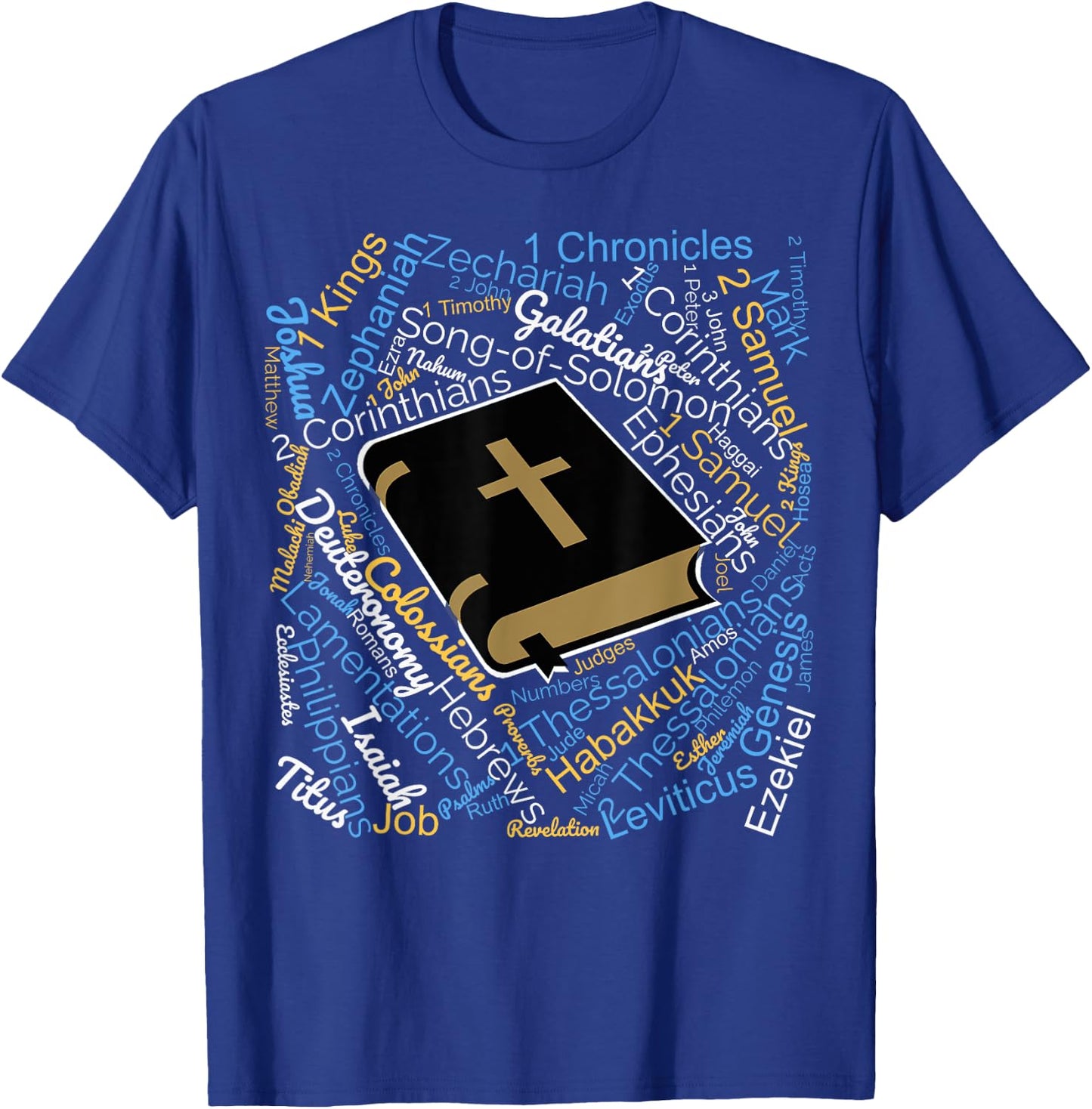 The 66 Books of the Bible T-Shirt - T-Shirt | Royal